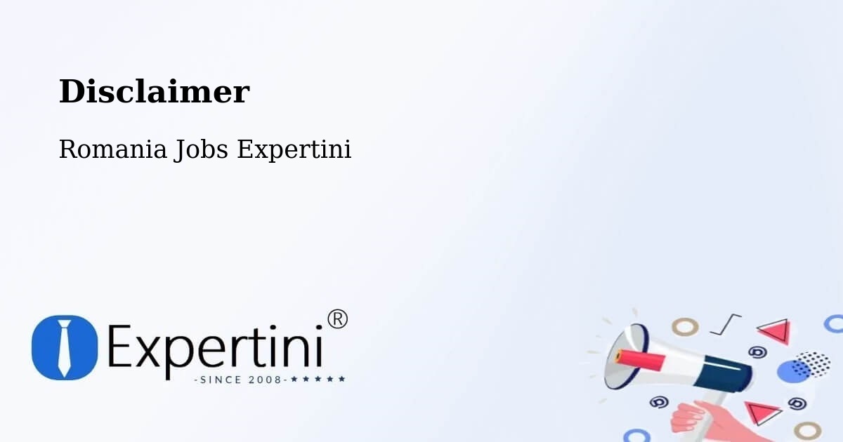 Disclaimer – Olanu - Romania Jobs Expertini