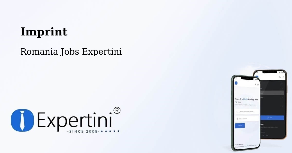 Imprint – Olanu - Romania Jobs Expertini